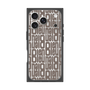 プレミアムスクエアケース with MagSafe［ LANVIN en Bleu - Logo Pattern - Black ］