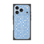 プレミアムスクエアケース with MagSafe［ LANVIN en Bleu - Logo Pattern - Blue ］
