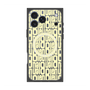 プレミアムスクエアケース with MagSafe［ LANVIN en Bleu - Logo Pattern - Yellow ］