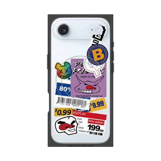プレミアムスクエアケース with MagSafe［ Demon Friends Sticker .1 ］