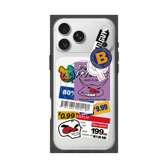 プレミアムスクエアケース with MagSafe［ Demon Friends Sticker .1 ］