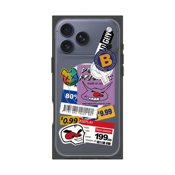 プレミアムスクエアケース with MagSafe［ Demon Friends Sticker .1 ］