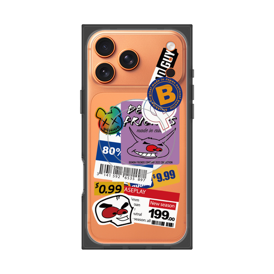 プレミアムスクエアケース with MagSafe［ Demon Friends Sticker .1 ］