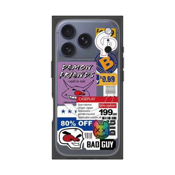 プレミアムスクエアケース with MagSafe［ Demon Friends Sticker .3 ］