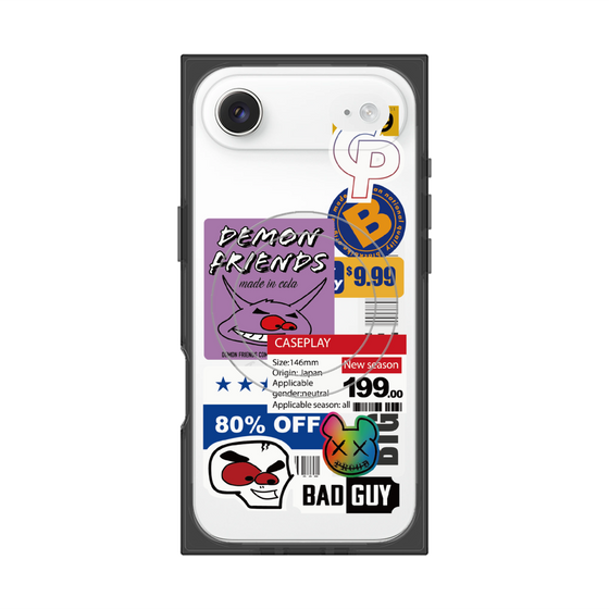 プレミアムスクエアケース with MagSafe［ Demon Friends Sticker .3 ］