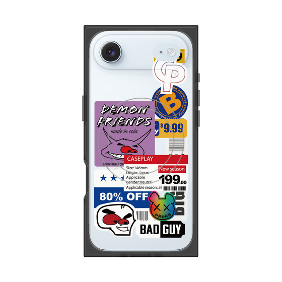 プレミアムスクエアケース with MagSafe［ Demon Friends Sticker .3 ］