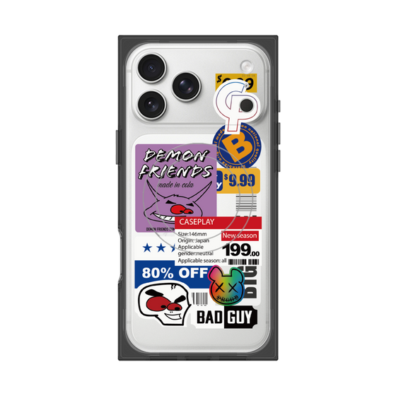 プレミアムスクエアケース with MagSafe［ Demon Friends Sticker .3 ］