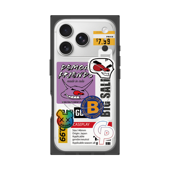 プレミアムスクエアケース with MagSafe［ Demon Friends Sticker .4 ］