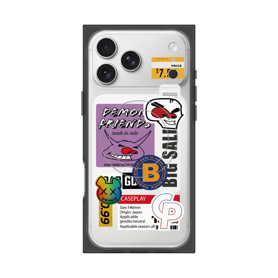 プレミアムスクエアケース with MagSafe［ Demon Friends Sticker .4 ］