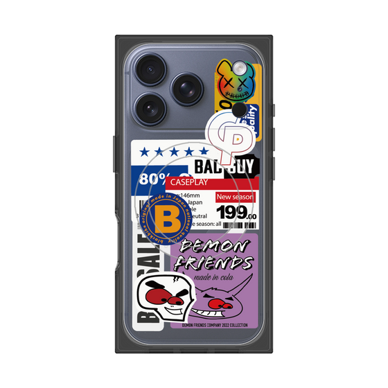 プレミアムスクエアケース with MagSafe［ Demon Friends Sticker .5 ］