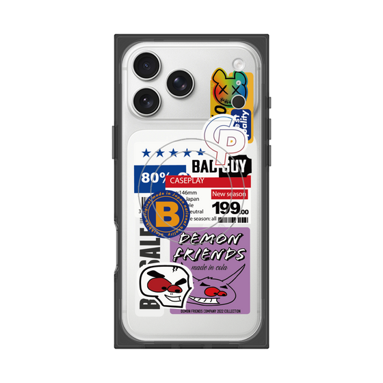 プレミアムスクエアケース with MagSafe［ Demon Friends Sticker .5 ］