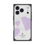 プレミアムスクエアケース with MagSafe［ LANVIN en Bleu Hearts Purple - ランバン ハート パープル ］