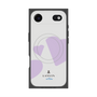 プレミアムスクエアケース with MagSafe［ LANVIN en Bleu Hearts Purple - ランバン ハート パープル ］