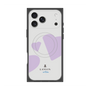 プレミアムスクエアケース with MagSafe［ LANVIN en Bleu Hearts Purple - ランバン ハート パープル ］