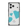 プレミアムスクエアケース with MagSafe［ LANVIN en Bleu Hearts Blue - ランバン ハート ブルー ］