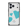 プレミアムスクエアケース with MagSafe［ LANVIN en Bleu Hearts Blue - ランバン ハート ブルー ］