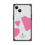 プレミアムスクエアケース with MagSafe［ LANVIN en Bleu Hearts Pink - ランバン ハート ピンク ］