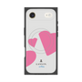 プレミアムスクエアケース with MagSafe［ LANVIN en Bleu Hearts Pink - ランバン ハート ピンク ］