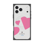 プレミアムスクエアケース with MagSafe［ LANVIN en Bleu Hearts Pink - ランバン ハート ピンク ］