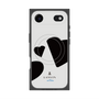 プレミアムスクエアケース with MagSafe［ LANVIN en Bleu Hearts Black - ランバン ハート ブラック ］