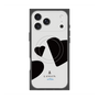 プレミアムスクエアケース with MagSafe［ LANVIN en Bleu Hearts Black - ランバン ハート ブラック ］