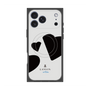 プレミアムスクエアケース with MagSafe［ LANVIN en Bleu Hearts Black - ランバン ハート ブラック ］