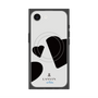 プレミアムスクエアケース with MagSafe［ LANVIN en Bleu Hearts Black - ランバン ハート ブラック ］