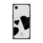 プレミアムスクエアケース with MagSafe［ LANVIN en Bleu Hearts Black - ランバン ハート ブラック ］