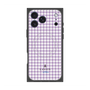 プレミアムスクエアケース with MagSafe［ Houndstooth Pattern Purple -with LANVIN en Bleu logo ランバン 千鳥格子柄 パープル ］