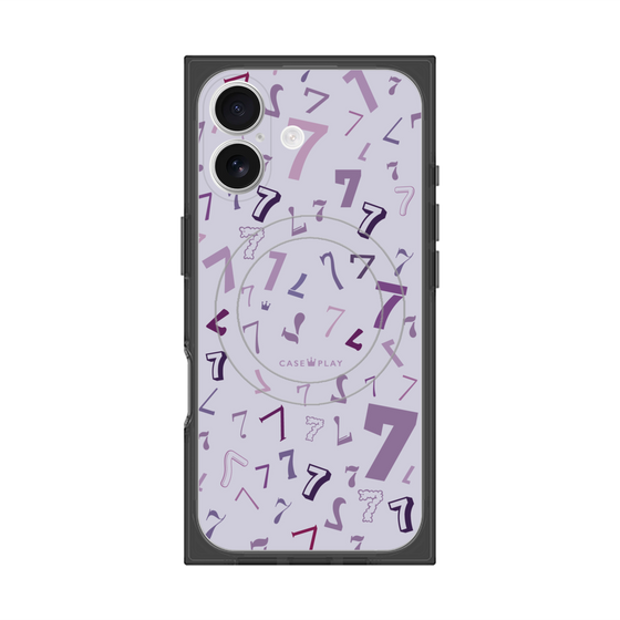 プレミアムスクエアケース with MagSafe［ Puple 7 - パープル・セブン ］