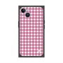 プレミアムスクエアケース with MagSafe［ Checkered Pink - ギンガムチェック ピンク ］