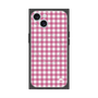 プレミアムスクエアケース with MagSafe［ Checkered Pink - ギンガムチェック ピンク ］