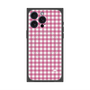 プレミアムスクエアケース with MagSafe［ Checkered Pink - ギンガムチェック ピンク ］