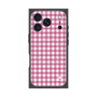 プレミアムスクエアケース with MagSafe［ Checkered Pink - ギンガムチェック ピンク ］