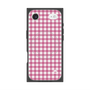 プレミアムスクエアケース with MagSafe［ Checkered Pink - ギンガムチェック ピンク ］