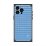 プレミアムスクエアケース with MagSafe［ Checkered Blue - ギンガムチェック ブルー ］