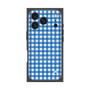 プレミアムスクエアケース with MagSafe［ Checkered Blue - ギンガムチェック ブルー ］