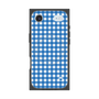 プレミアムスクエアケース with MagSafe［ Checkered Blue - ギンガムチェック ブルー ］