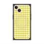 プレミアムスクエアケース with MagSafe［ Checkered Yellow - ギンガムチェック イエロー ］