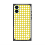 プレミアムスクエアケース with MagSafe［ Checkered Yellow - ギンガムチェック イエロー ］