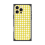 プレミアムスクエアケース with MagSafe［ Checkered Yellow - ギンガムチェック イエロー ］