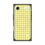 プレミアムスクエアケース with MagSafe［ Checkered Yellow - ギンガムチェック イエロー ］