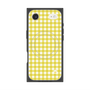 プレミアムスクエアケース with MagSafe［ Checkered Yellow - ギンガムチェック イエロー ］