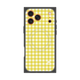 プレミアムスクエアケース with MagSafe［ Checkered Yellow - ギンガムチェック イエロー ］