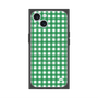 プレミアムスクエアケース with MagSafe［ Checkered Green - ギンガムチェック グリーン ］