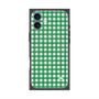 プレミアムスクエアケース with MagSafe［ Checkered Green - ギンガムチェック グリーン ］