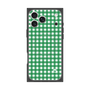 プレミアムスクエアケース with MagSafe［ Checkered Green - ギンガムチェック グリーン ］