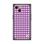 プレミアムスクエアケース with MagSafe［ Checkered Purple - ギンガムチェック パープル ］