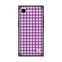 プレミアムスクエアケース with MagSafe［ Checkered Purple - ギンガムチェック パープル ］