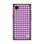 プレミアムスクエアケース with MagSafe［ Checkered Purple - ギンガムチェック パープル ］